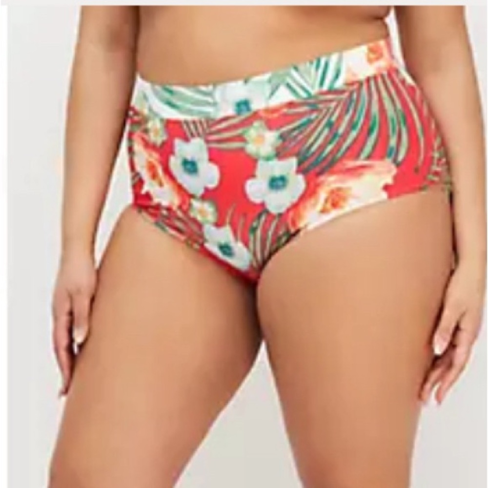 Palm Floral Tankini Set - Picture 3 of 9
